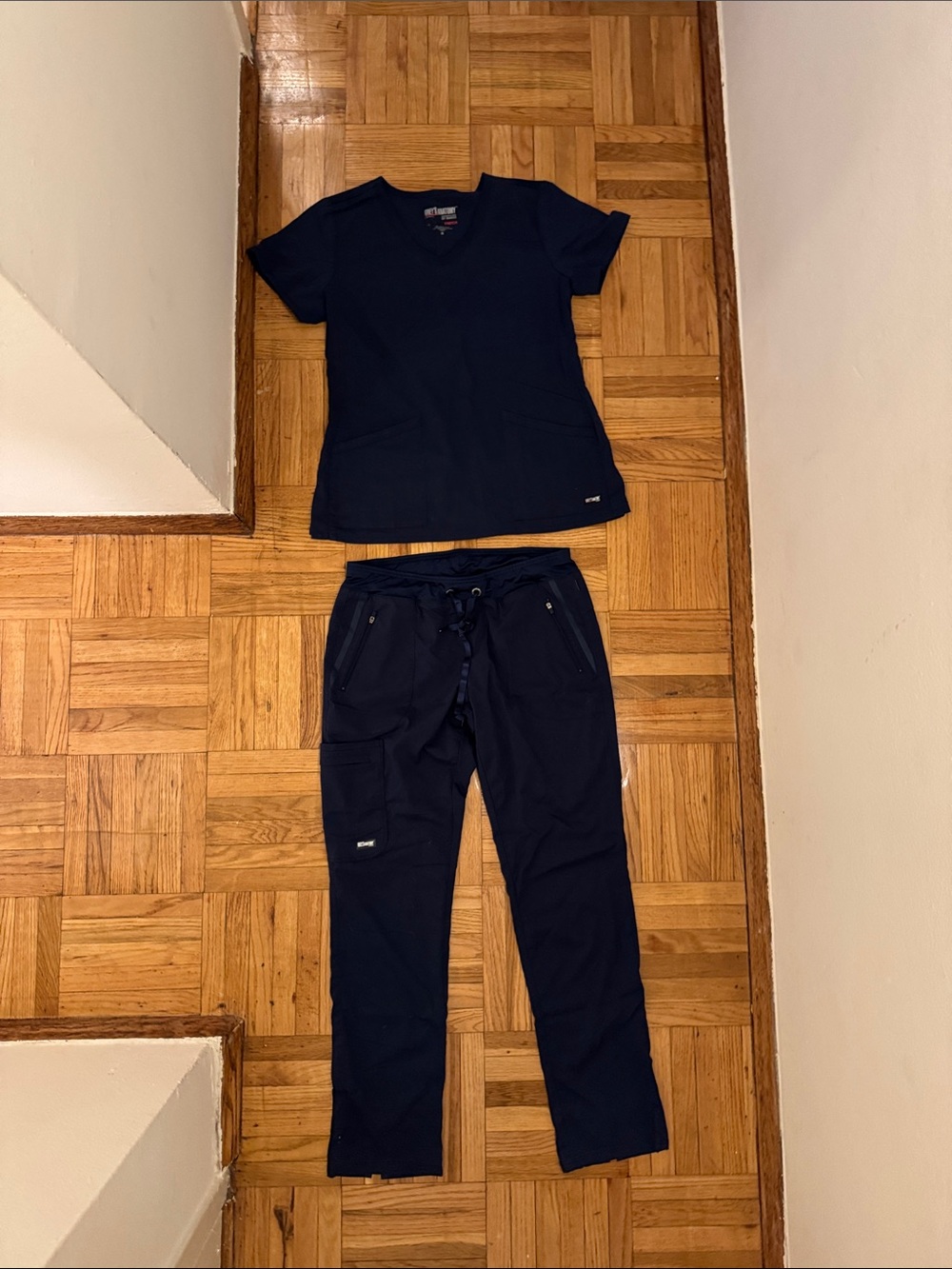 Women’s Navy Scrub Set